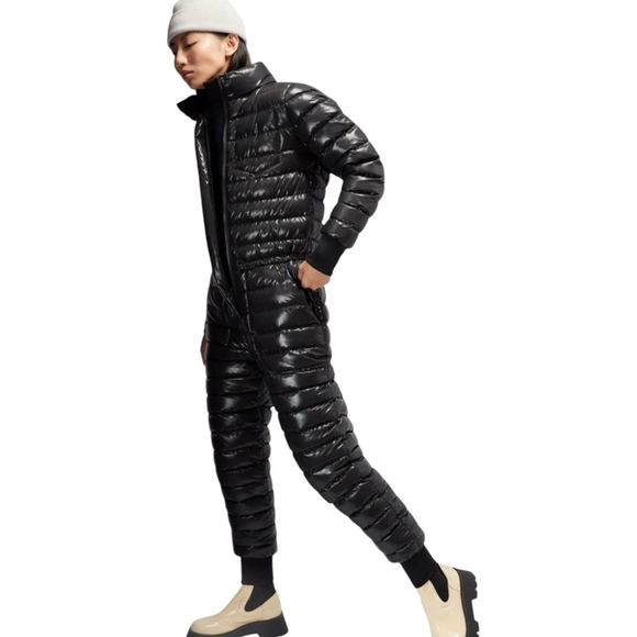 LUXTON Pants - LUXTON The Down Jumpsuit No. 2.1 in Black Sz L